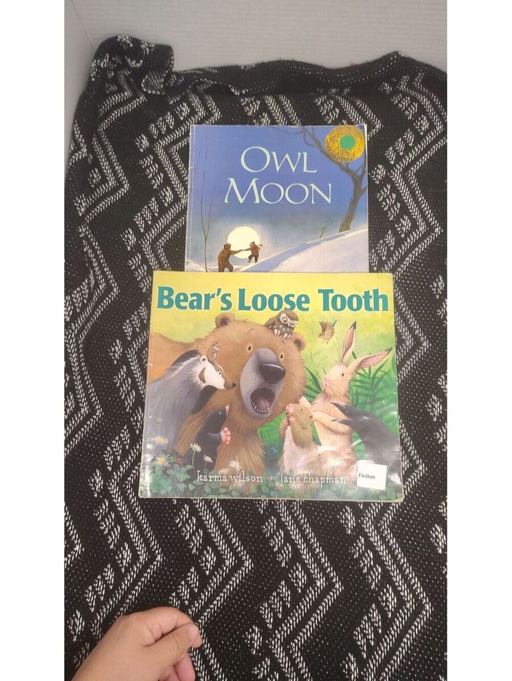 Owl Moon Jane Yolen & Bear’s Loose Tooth Karma Wilson 2 Children’s Books